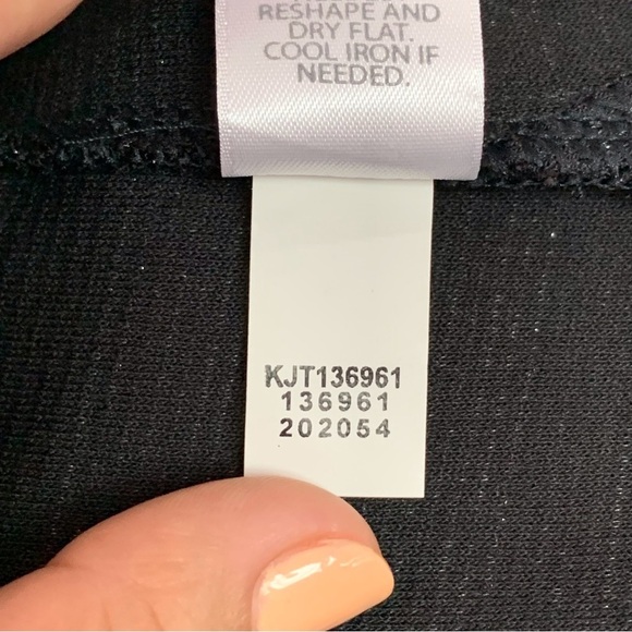 NWT J. Jill Women's Black Silver Striped Cardigan Sweater Open Front Size XS - Picture 12 of 12